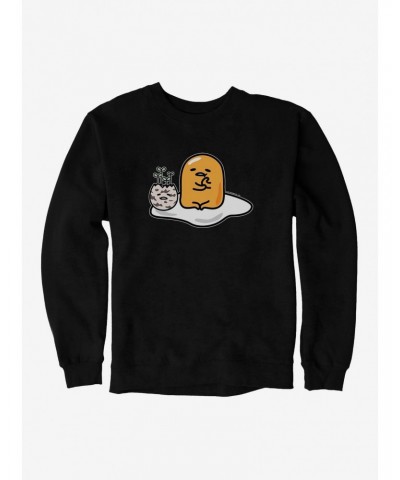 Gudetama Planted Sweatshirt $12.99 Sweatshirts