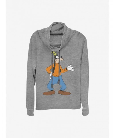 Disney Goofy Traditional Goofy Cowlneck Long-Sleeve Girls Top $13.29 Tops