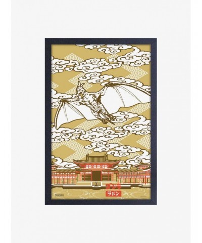 Godzilla Rodan Framed Wood Wall Art $8.47 Merchandises