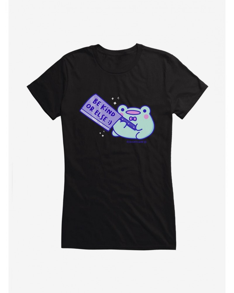 Rainylune Friend The Frog Knife Girls T-Shirt $9.76 T-Shirts