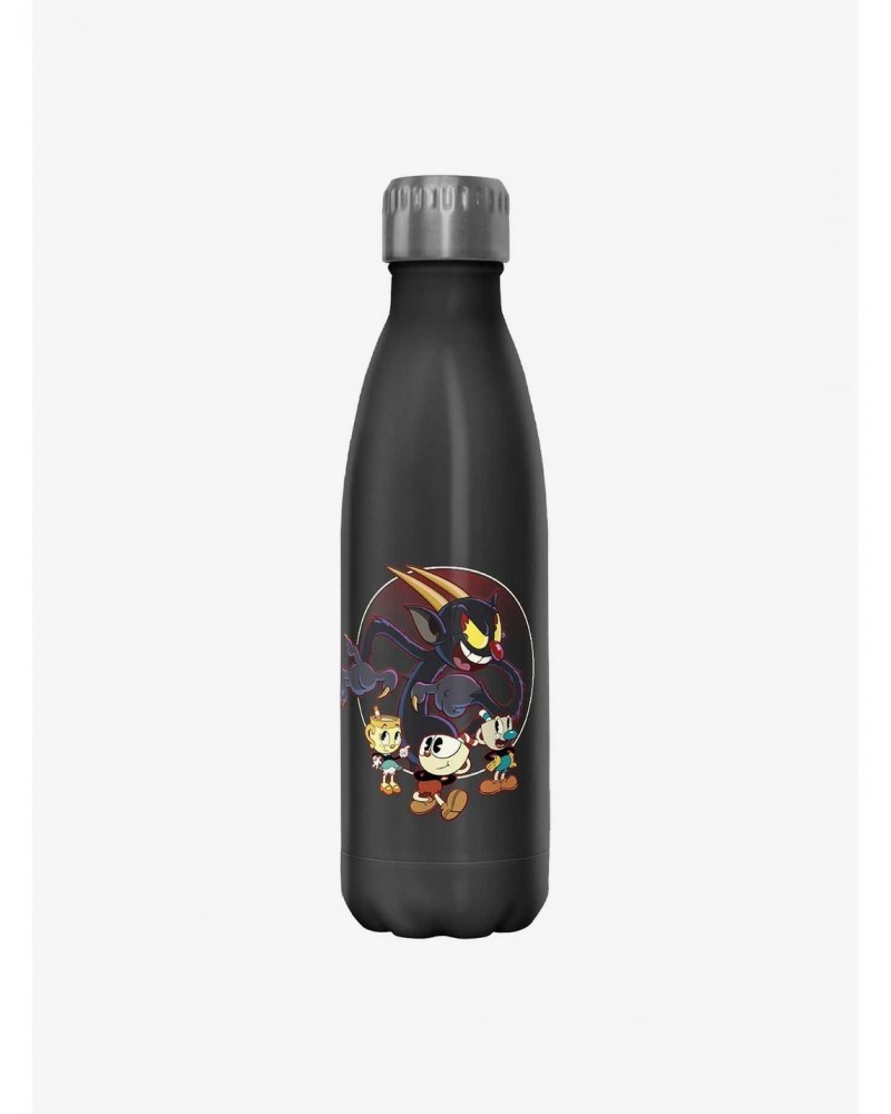 Cuphead: The Delicious Last Course Devil Looming Water Bottle $12.20 Water Bottles