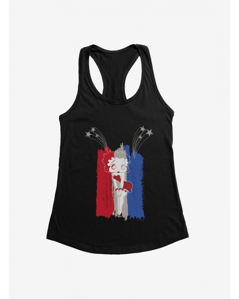 Betty Boop Red and Blue Fireworks Girls Tank $9.76 Tanks