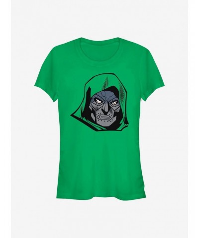 Marvel Fantastic Four Doom Face Girls T-Shirt $7.57 T-Shirts