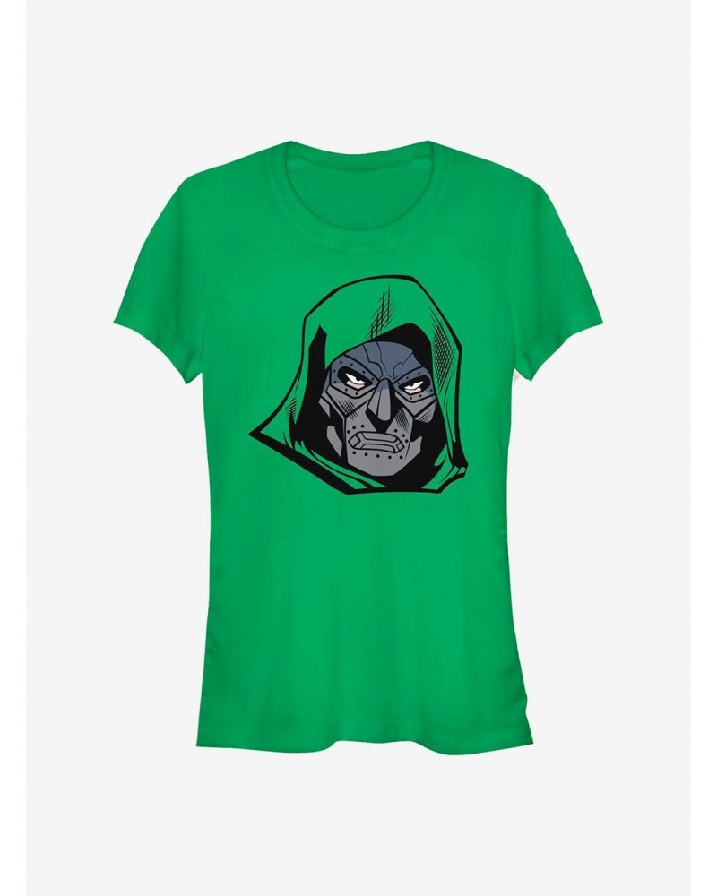 Marvel Fantastic Four Doom Face Girls T-Shirt $7.57 T-Shirts