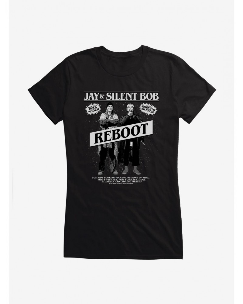 Jay And Silent Bob Reboot Girls T-Shirt $6.18 T-Shirts