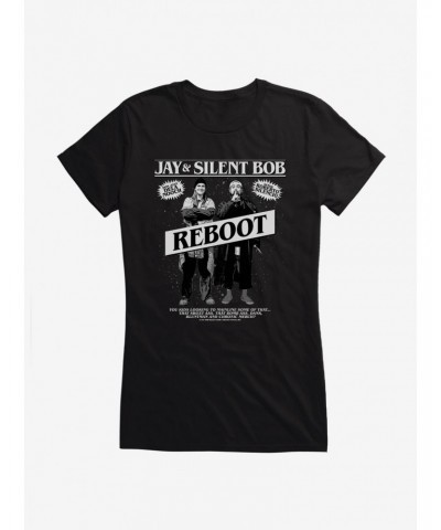 Jay And Silent Bob Reboot Girls T-Shirt $6.18 T-Shirts