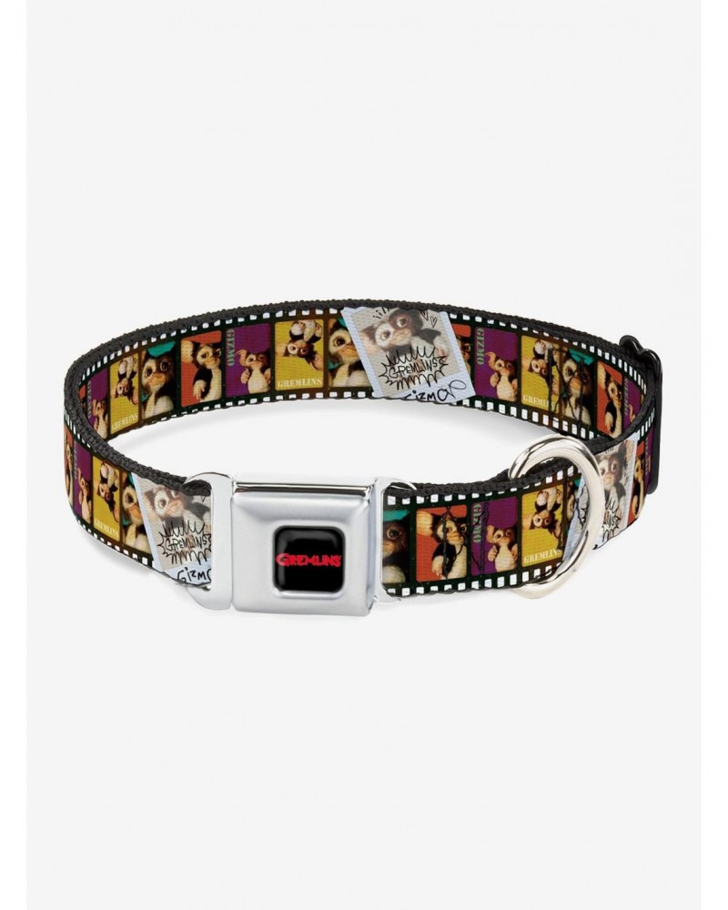 Gremlins Gizmo Filmstrip Poses Seatbelt Buckle Dog Collar $10.31 Pet Collars