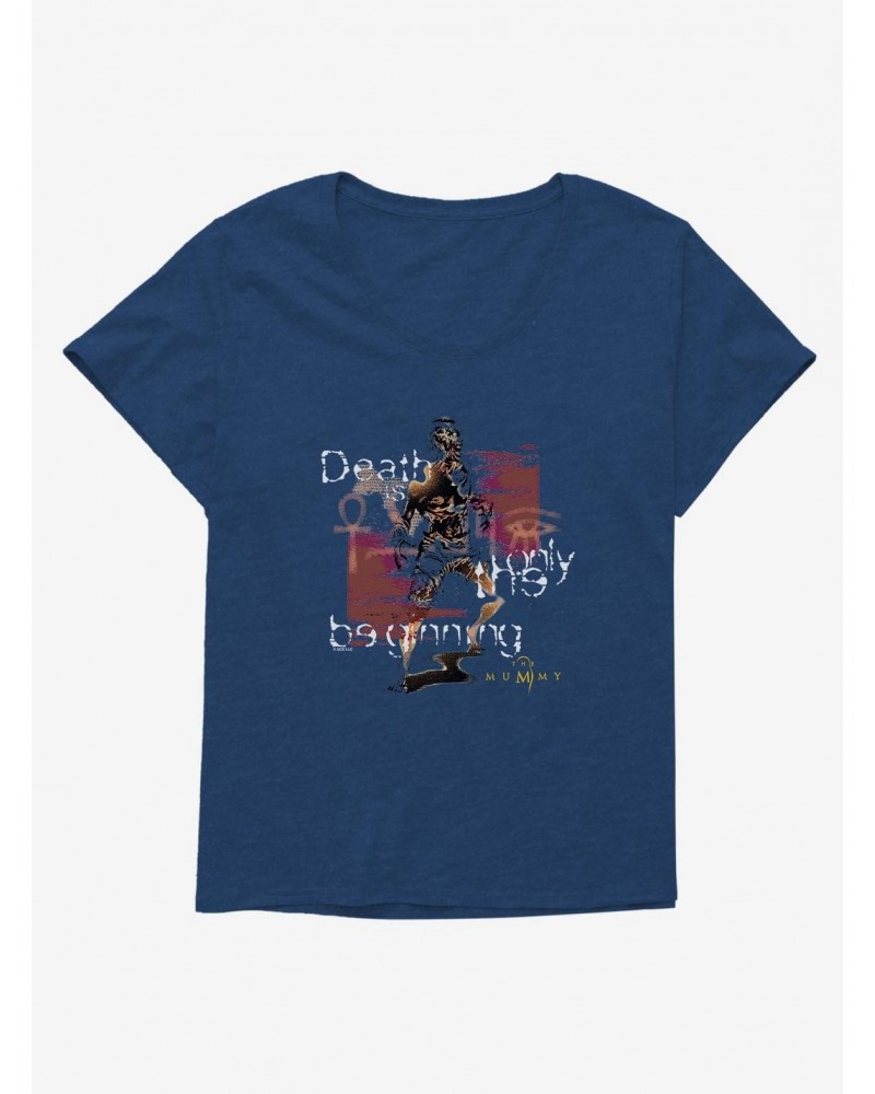 The Mummy Death Is Only The Beginning Girls T-Shirt Plus Size $11.48 T-Shirts