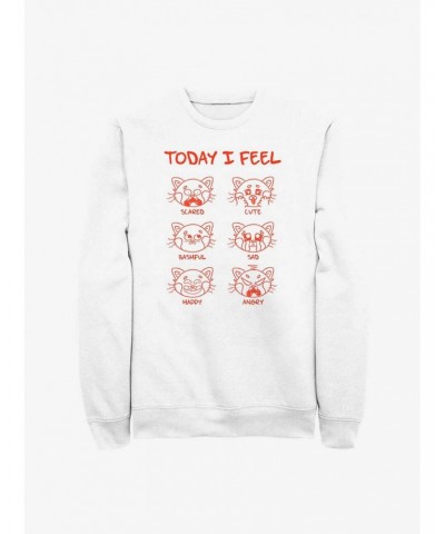 Disney Pixar Turning Red I Feel Sweatshirt $13.28 Sweatshirts