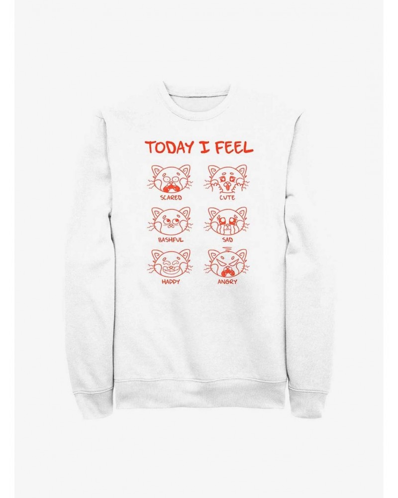 Disney Pixar Turning Red I Feel Sweatshirt $13.28 Sweatshirts