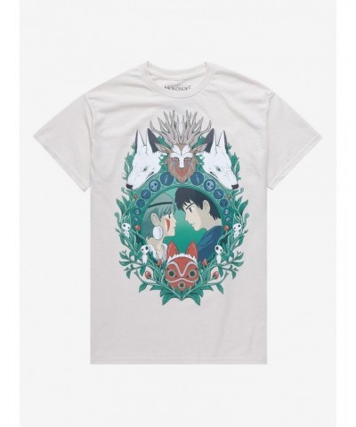 Studio Ghibli Princess Mononoke Nature Portrait Boyfriend Fit Girls T-Shirt $7.97 T-Shirts