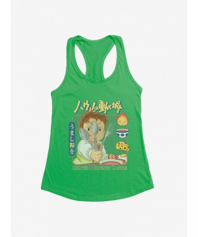 Studio Ghibli Howl's Moving Castle Markl Utensils Girls Tank Top $9.36 Tops