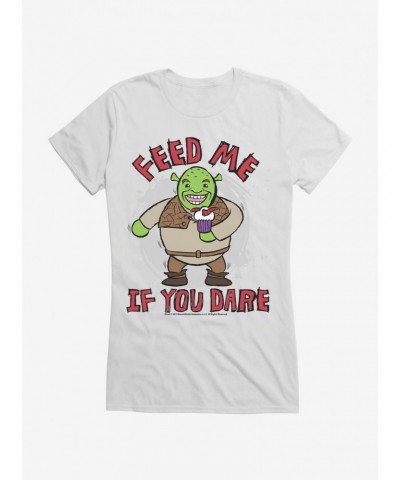 Shrek Feed Me If You Dare Girls T-Shirt $8.76 T-Shirts