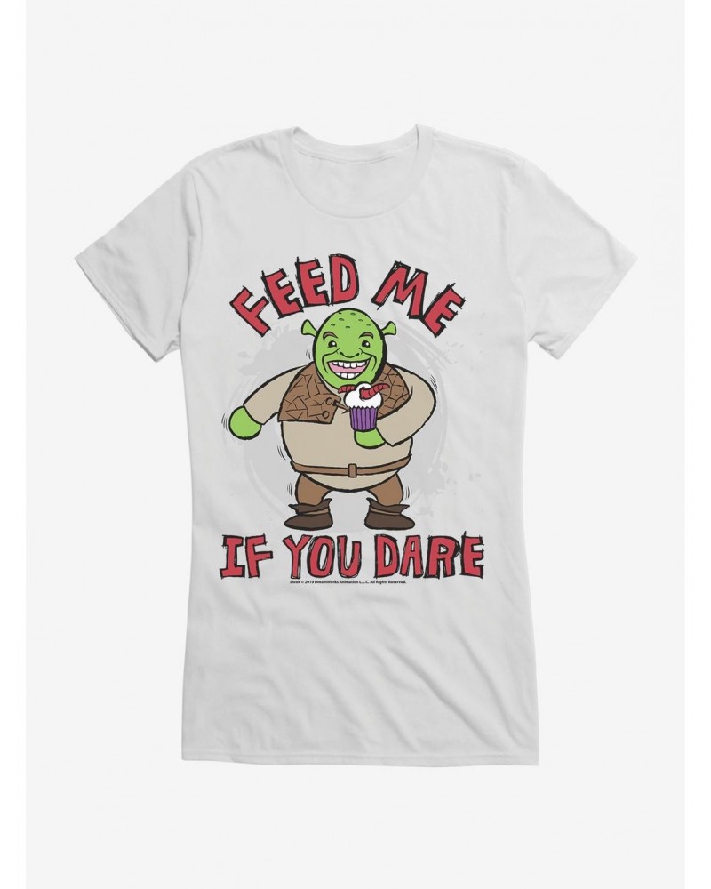 Shrek Feed Me If You Dare Girls T-Shirt $8.76 T-Shirts