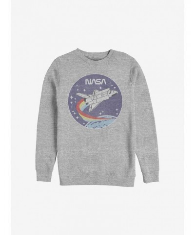 NASA Patch Crew Sweatshirt $8.86 Sweatshirts