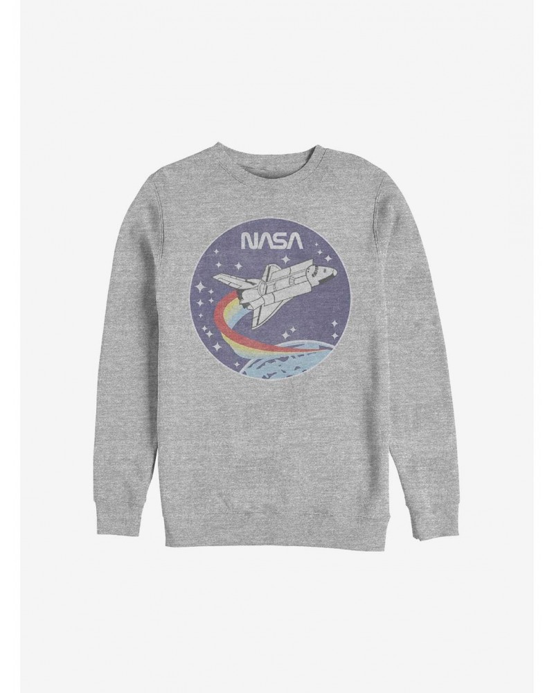 NASA Patch Crew Sweatshirt $8.86 Sweatshirts