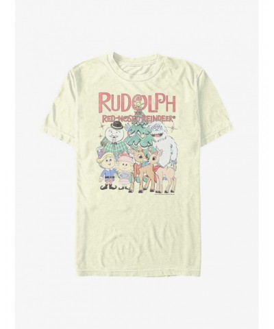 Rudolph The Red-Nosed Reindeer Rudolph Group T-Shirt $7.65 T-Shirts