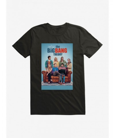 The Big Bang Theory Sofa Portrait T-Shirt $7.46 T-Shirts