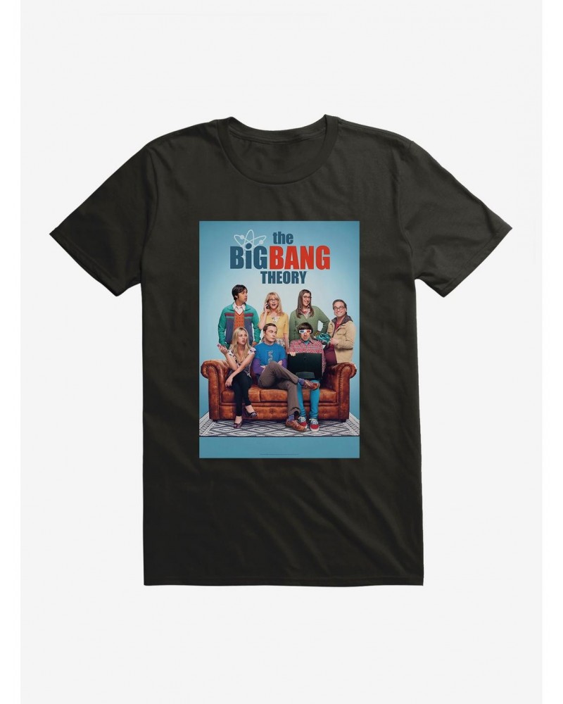 The Big Bang Theory Sofa Portrait T-Shirt $7.46 T-Shirts