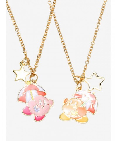 Kirby Waddle Dee Umbrella Best Friend Necklace Set $4.26 Necklace Set