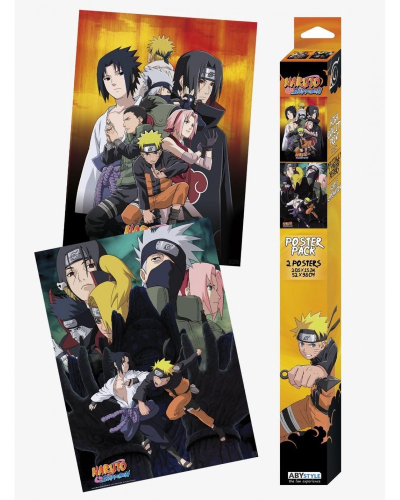 Naruto Shippuden Shinobi Boxed Poster Set $8.95 Poster Set