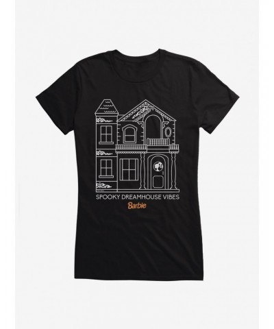 Barbie Haloween Spoky Dreamhouse Vibes Girls T-Shirt $8.17 T-Shirts