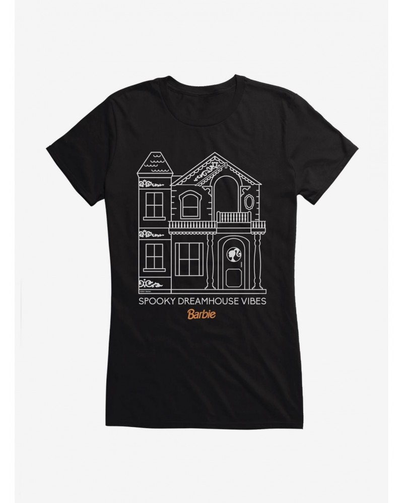 Barbie Haloween Spoky Dreamhouse Vibes Girls T-Shirt $8.17 T-Shirts