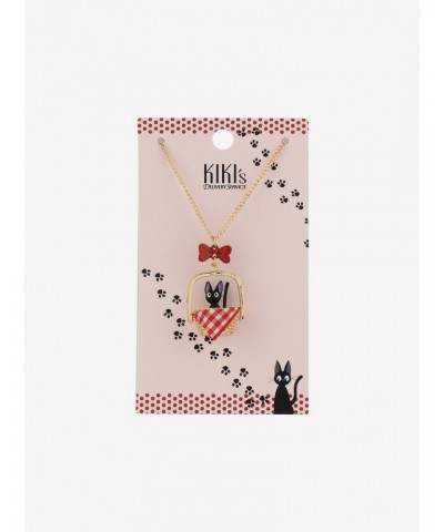 Studio Ghibli Kiki's Delivery Service Jiji Basket Necklace $6.32 Necklaces