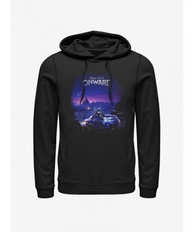 Disney Pixar Onward Poster Knockout Hoodie $13.83 Hoodies