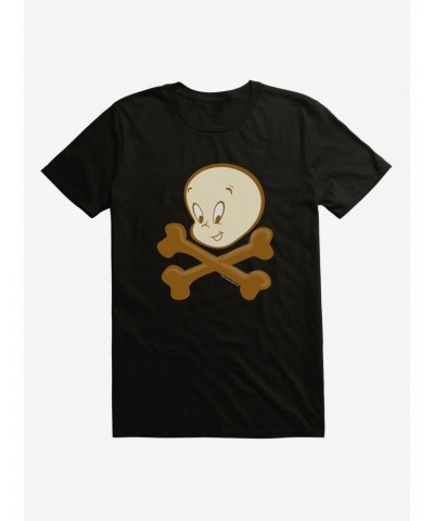 Casper The Friendly Ghost Cross Bones T-Shirt $11.47 T-Shirts