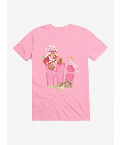 Strawberry Shortcake Hi Greeting T-Shirt $8.99 T-Shirts