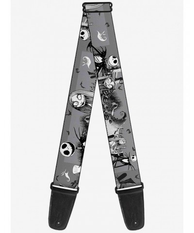 The Nightmare Before Christmas Jack Sally Cemetery Scene Guitar Strap $7.72 Guitar Straps