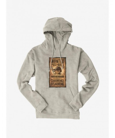 Puss In Boots Scratched Wanted Poster Hoodie $12.21 Hoodies