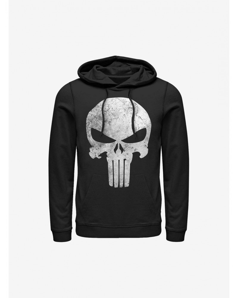 Marvel Punisher Distressed Skull Hoodie $12.21 Hoodies