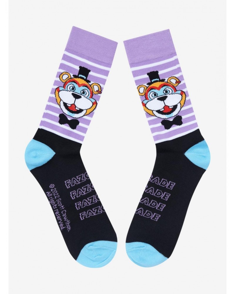 Five Nights At Freddy's Stripe Freddy Crew Socks $2.37 Socks