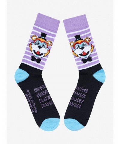 Five Nights At Freddy's Stripe Freddy Crew Socks $2.37 Socks