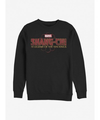 Marvel Shang-Chi And The Legend Of The Ten Rings Title Crew Sweatshirt $12.40 Sweatshirts