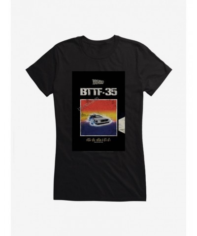 Back To The Future DeLorean Countdown Girls T-Shirt $5.98 T-Shirts