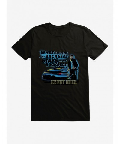 Knight Rider What Happens In The Backseat T-Shirt $7.27 T-Shirts