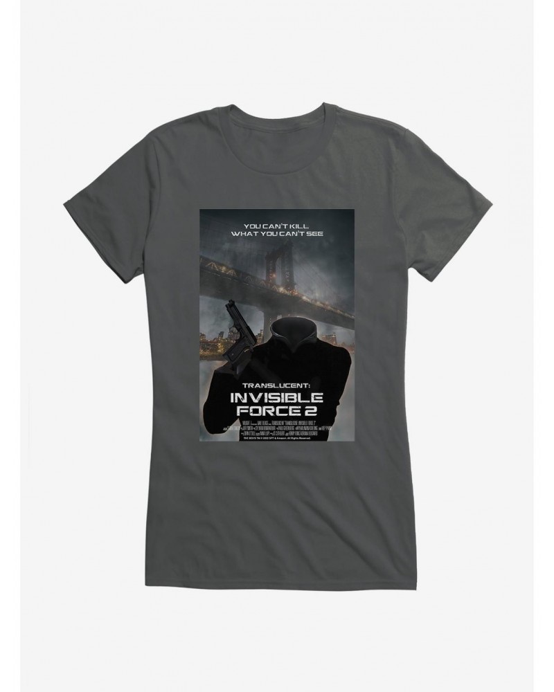 The Boys Translucent: Invisible Force 2 Movie Poster Girls T-Shirt $7.37 T-Shirts