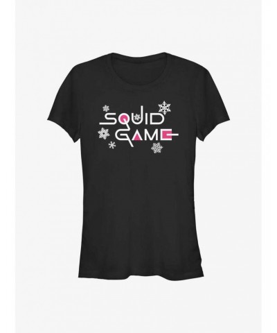 Squid Game Snowflake Logo Girls T-Shirt $7.93 T-Shirts