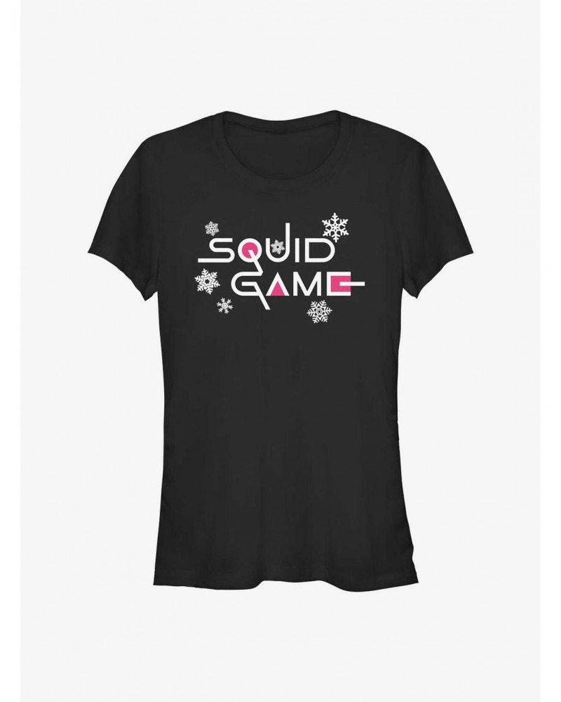 Squid Game Snowflake Logo Girls T-Shirt $7.93 T-Shirts