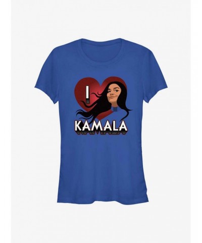 Marvel Ms. Marvel I Heart Kamala Girls T-Shirt $9.16 T-Shirts