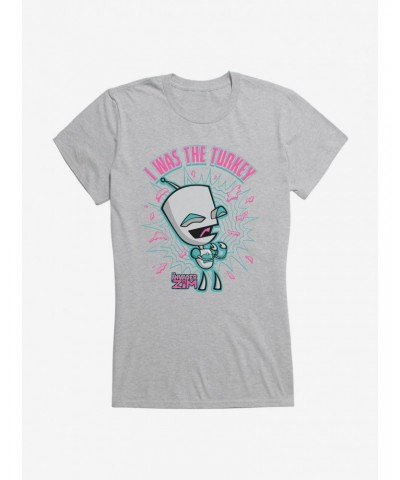 Invader Zim I Was The Turkey Girls T-Shirt $8.57 T-Shirts