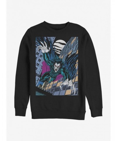 Marvel Morbius Vampire Flight Crew Sweatshirt $9.45 Sweatshirts