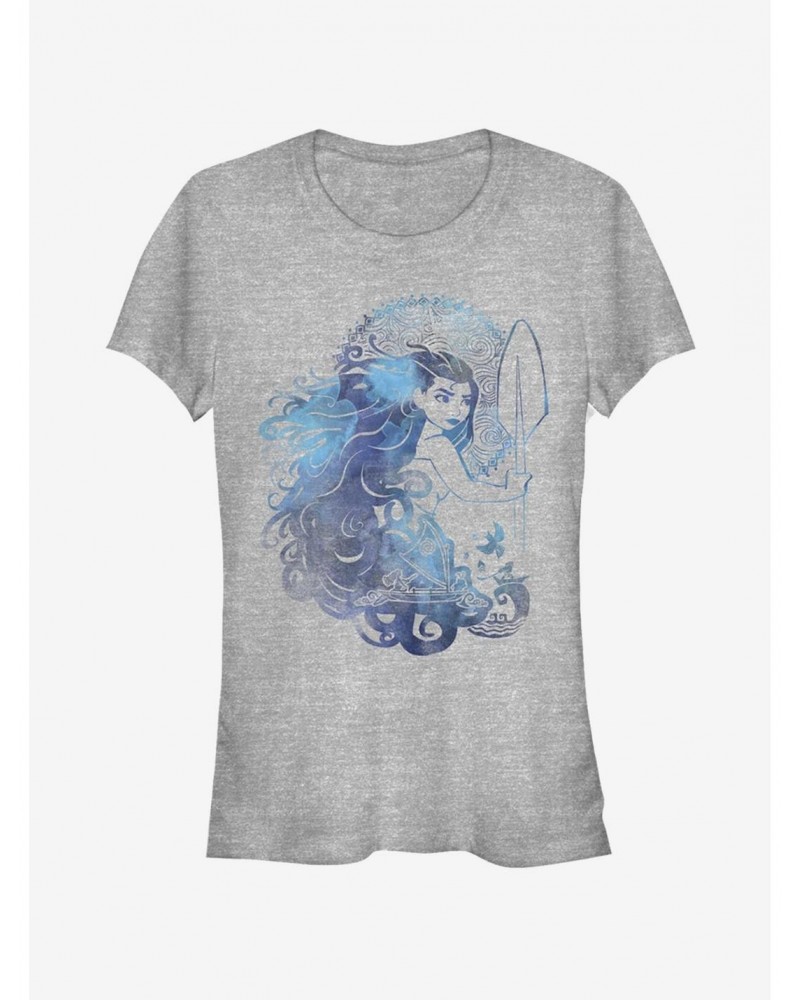 Disney Moana Moana Hair Girls T-Shirt $8.57 T-Shirts