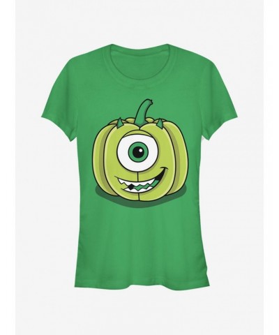 Disney Pixar Monsters University Mike Pumpkin Girls T-Shirt $9.36 T-Shirts