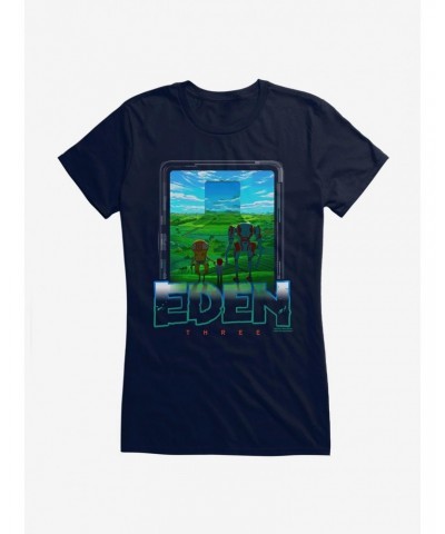 Eden Three Garden Logo Girls T-Shirt $11.21 T-Shirts