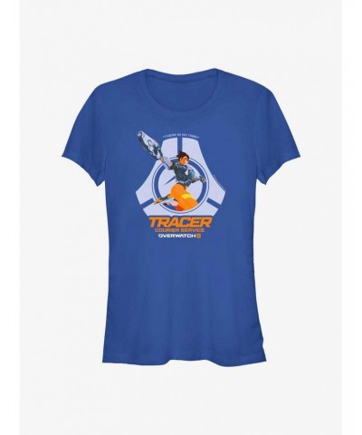 Overwatch 2 Tracer Courier Service Girls T-Shirt $5.40 T-Shirts