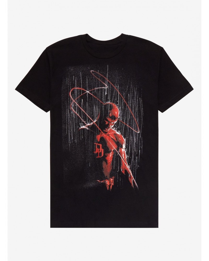 Marvel Daredevil Rain Boyfriend Fit Girls T-Shirt $3.60 T-Shirts